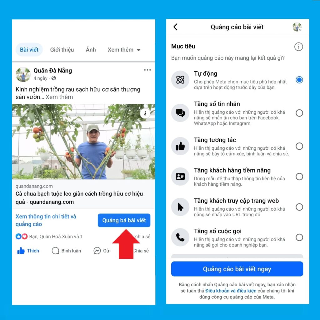 Cách chạy quảng cáo facebook