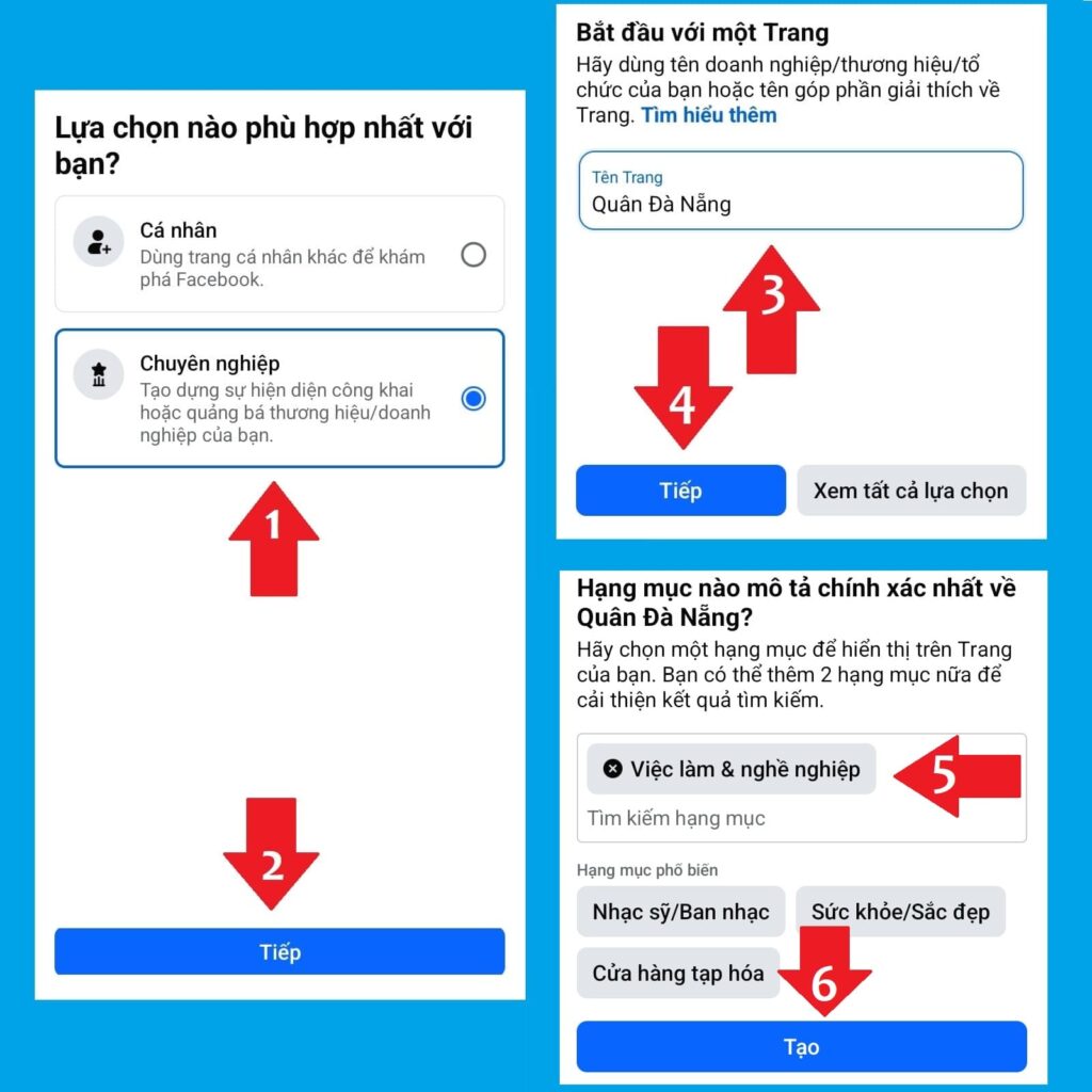 Cách tạo fanpage bán hàng trên facebook