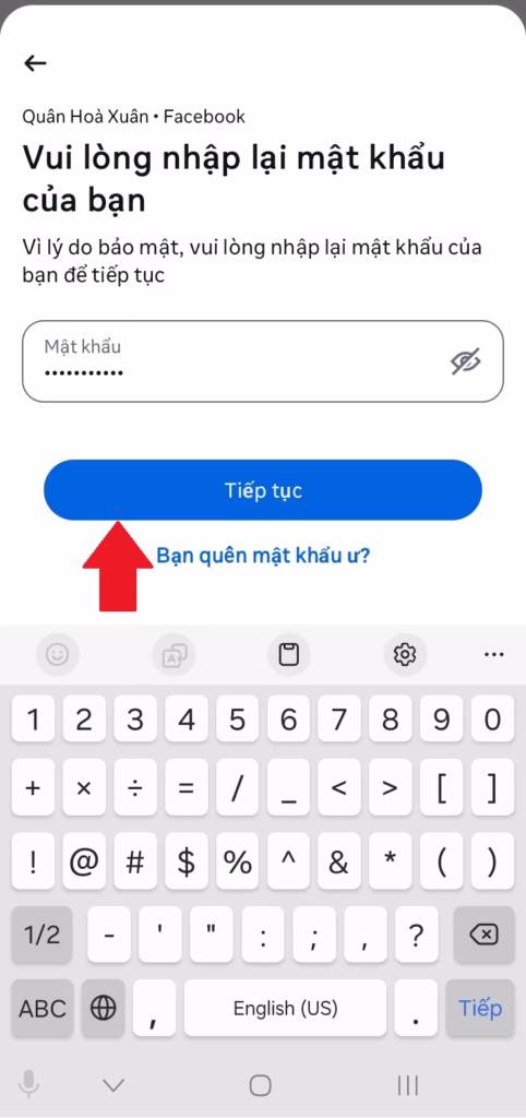 Chon tai khoan de bat dau cai dat 1