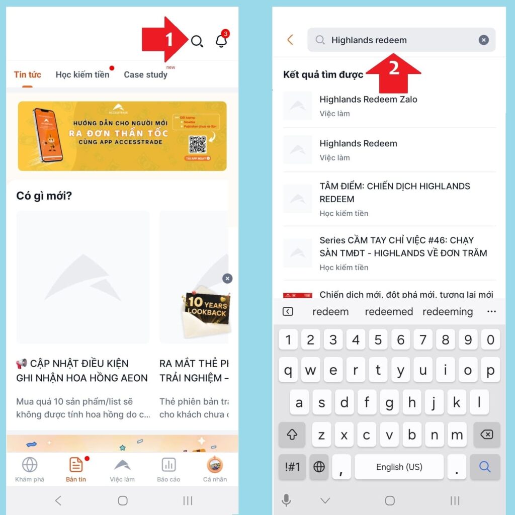 Voucher Highlands coffee việc làm online thu nhập 6k 1 đơn 6 Voucher Highlands coffee