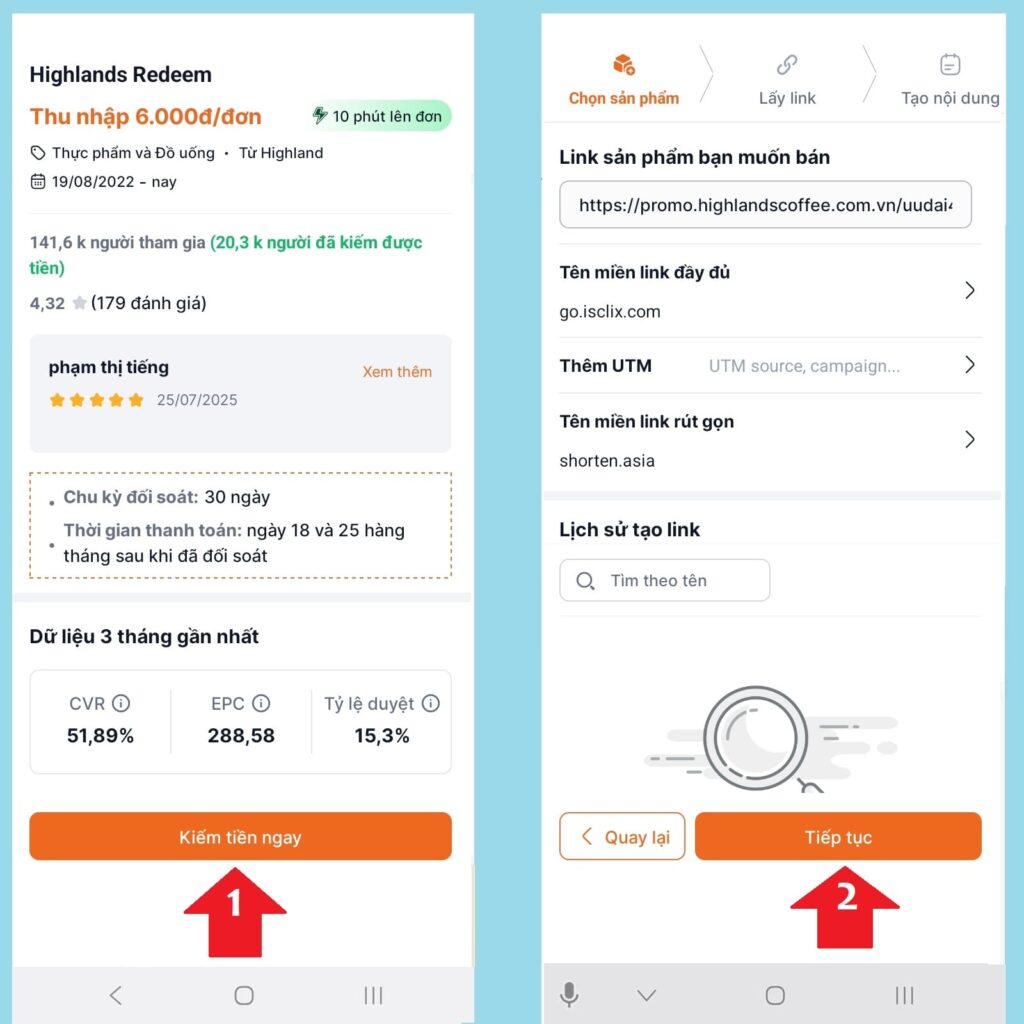 Voucher Highlands coffee việc làm online thu nhập 6k 1 đơn 7 Voucher Highlands coffee