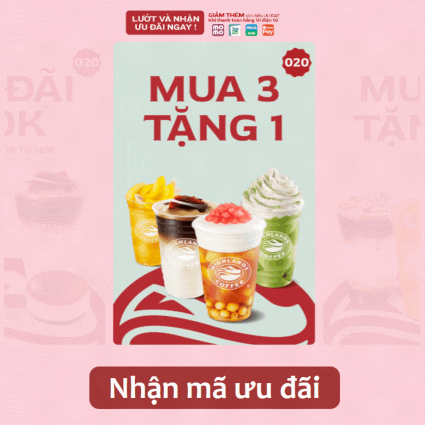 Voucher Highlands coffee